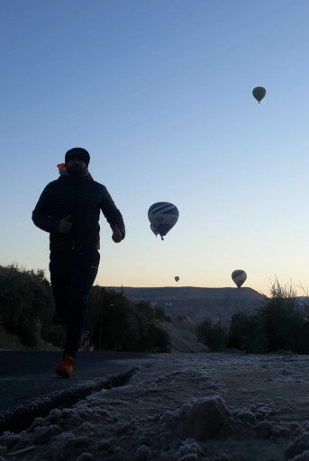 Kapadokya Balonlarla Sabah Koşusu