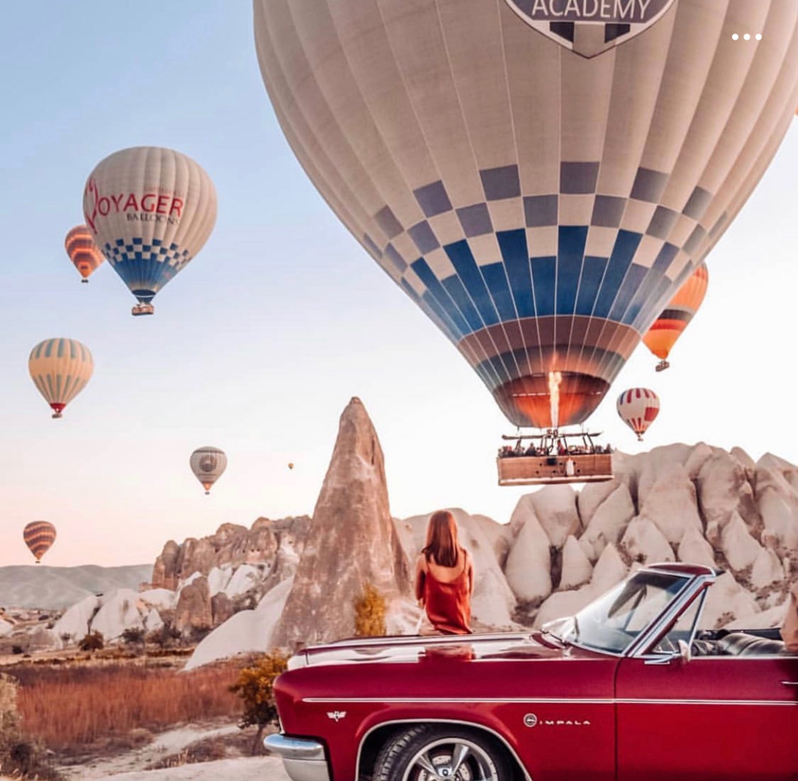 Kapadokya Fotoğraf ve Video Çekimleri için Klasik Araba Kiralama