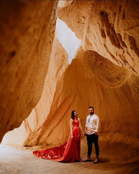 Kapadokya kırmızı elbise kiralama