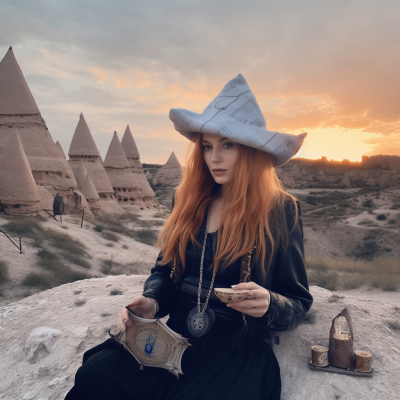 Melysid_this_woman_reading_Tarot_in_mystical_cappa
