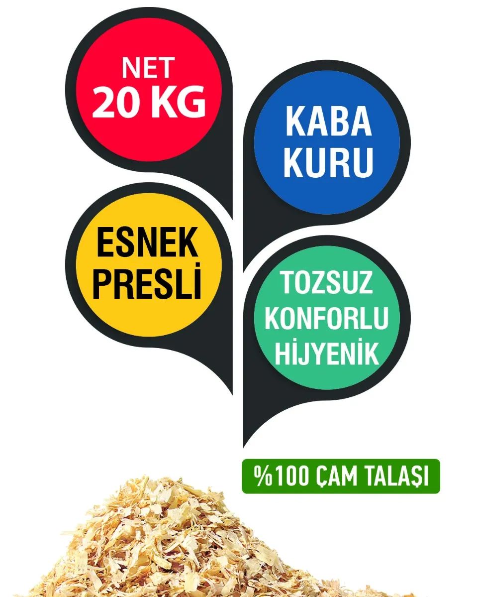 JOHNDEO At İçin %100 Çam Talaşı