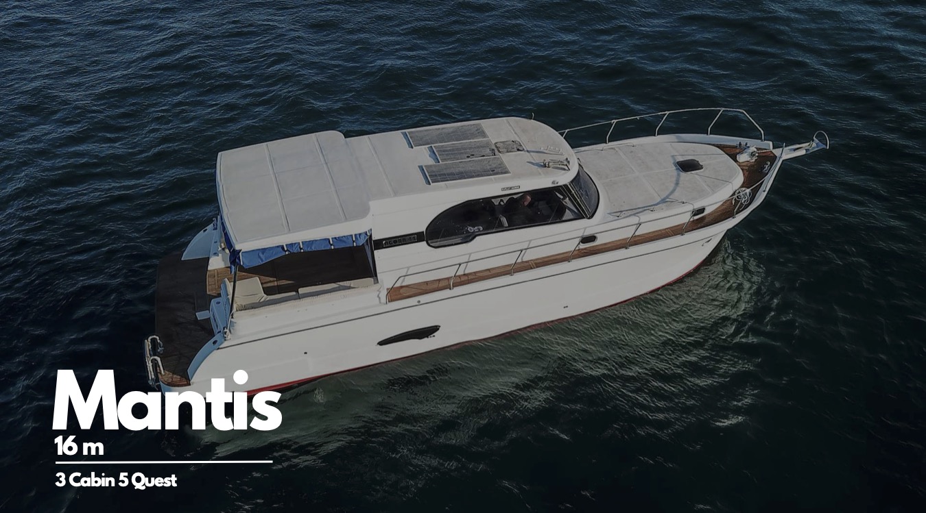 Bodrum Yat Kiralama - Mantis Motoryat 16M.