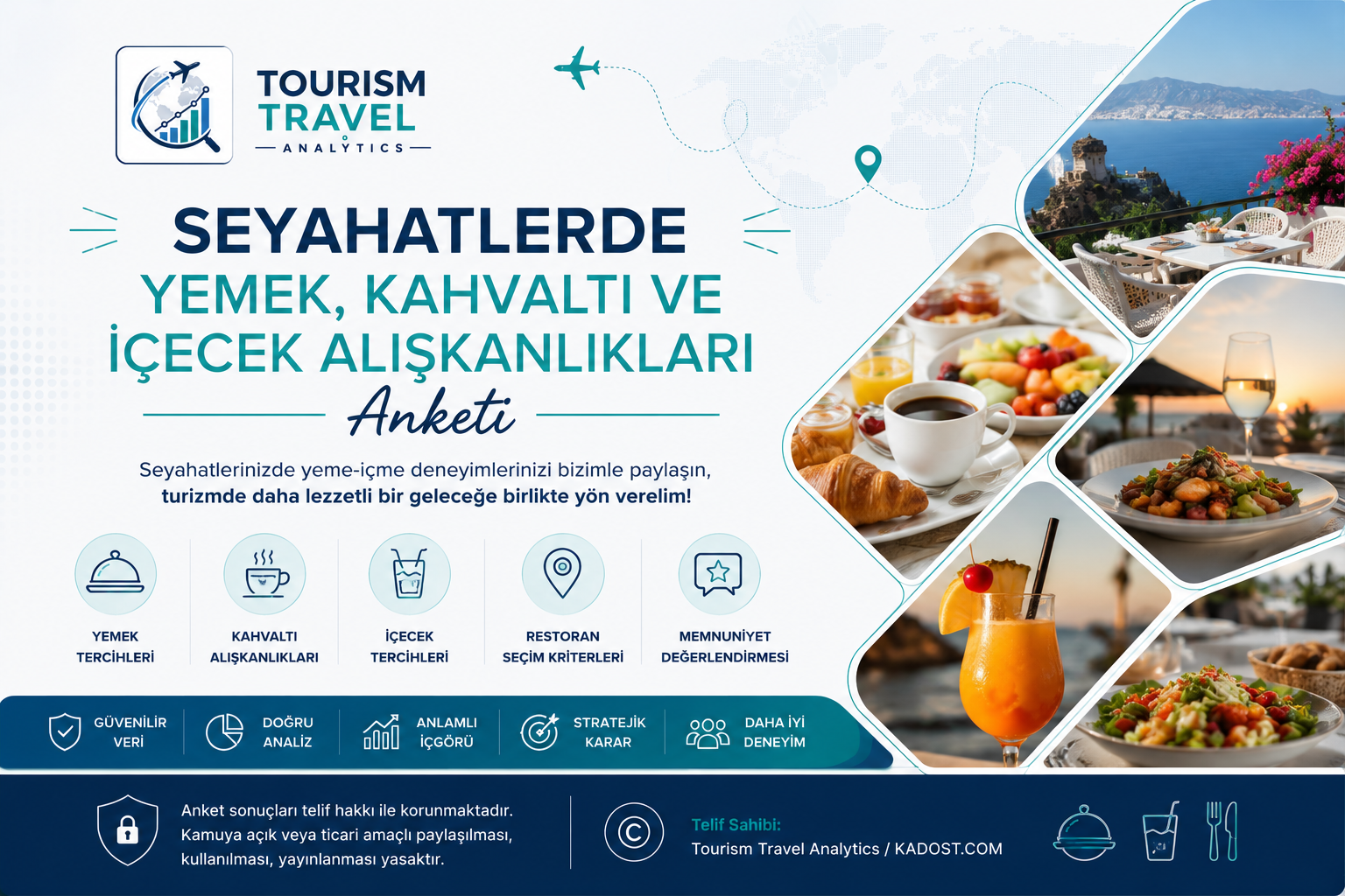 Seyahatlerde Yemek, Kahvaltı ve İçecek Alışkanlıkları Anketi 